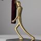Art Deco Bronze Candelabra Pair by Karl Hagenauer, 1930s