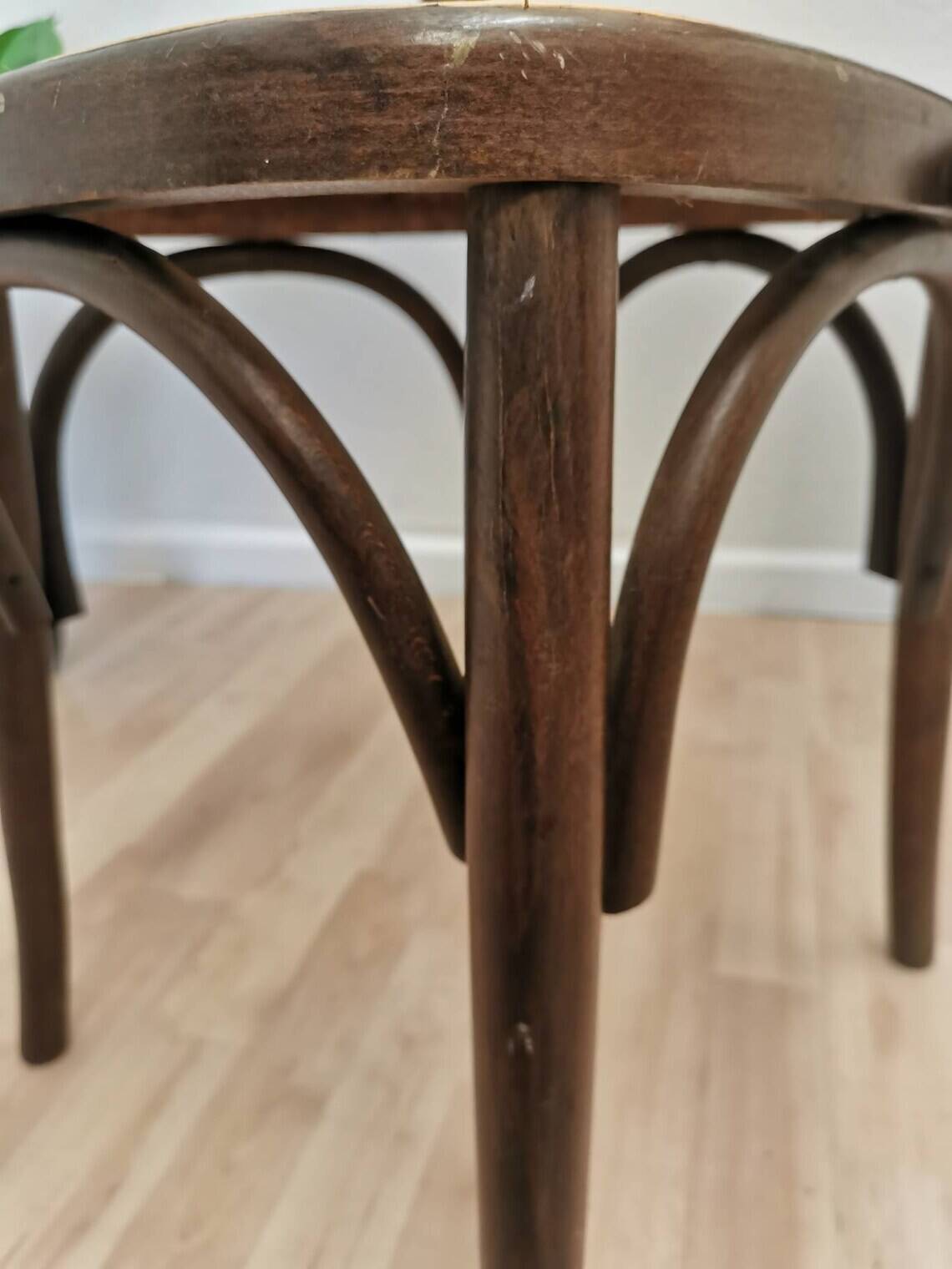 Vintage Bentwood Dining Chair with Cane Seat - Thonet Style