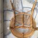 Rattan basket chair from the 60s