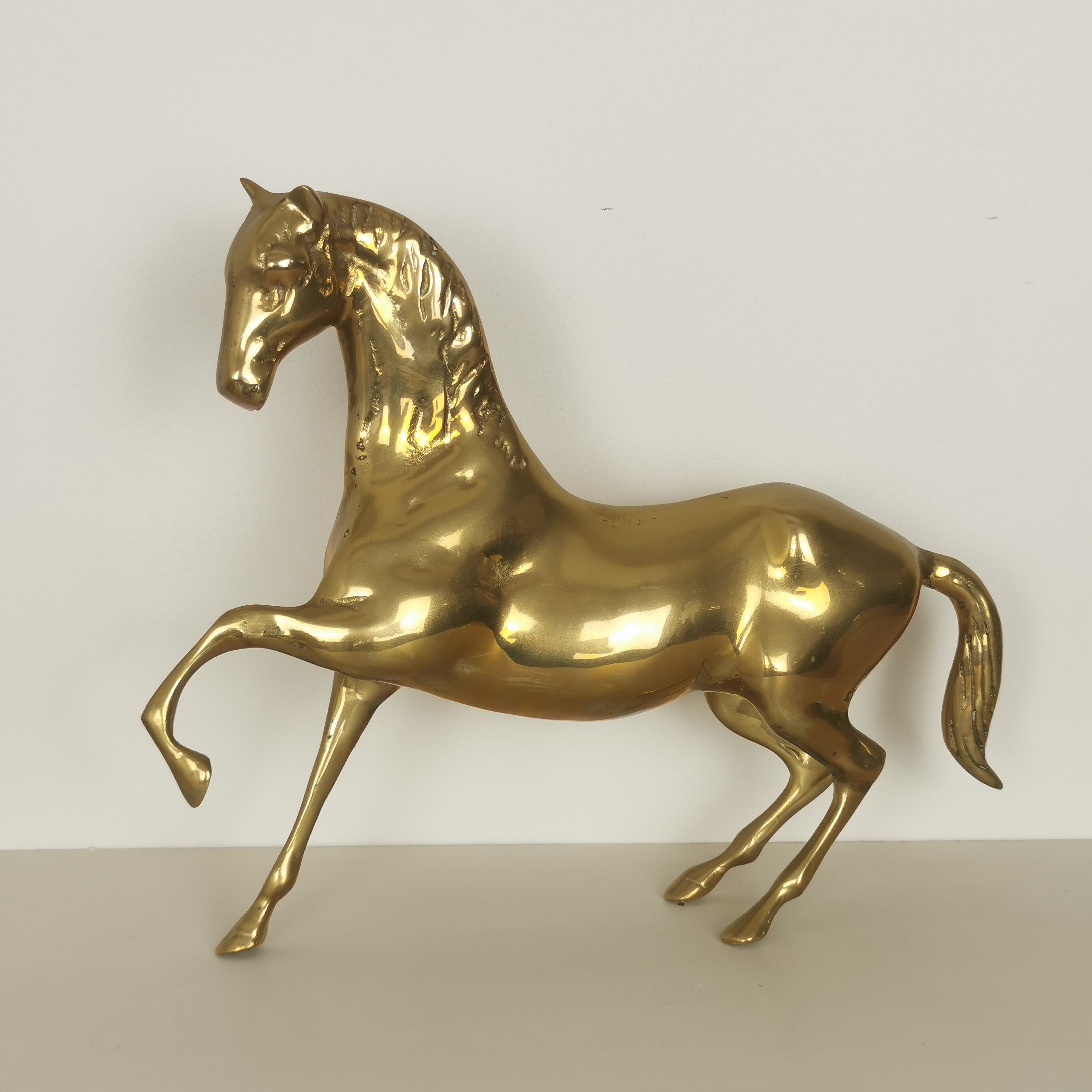 Brass horse