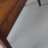 Table d'appoint ancienne en bois fruitier de style rustique français, XIXe siècle