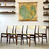 Set of teak Chairs, Denmark 1960s, Mid-C, Vintage