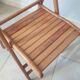 Vintage wooden folding chair