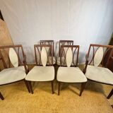 Set of 6 Mid-Century Retro Vintage Teak Dining Chairs by GPlan, 1970