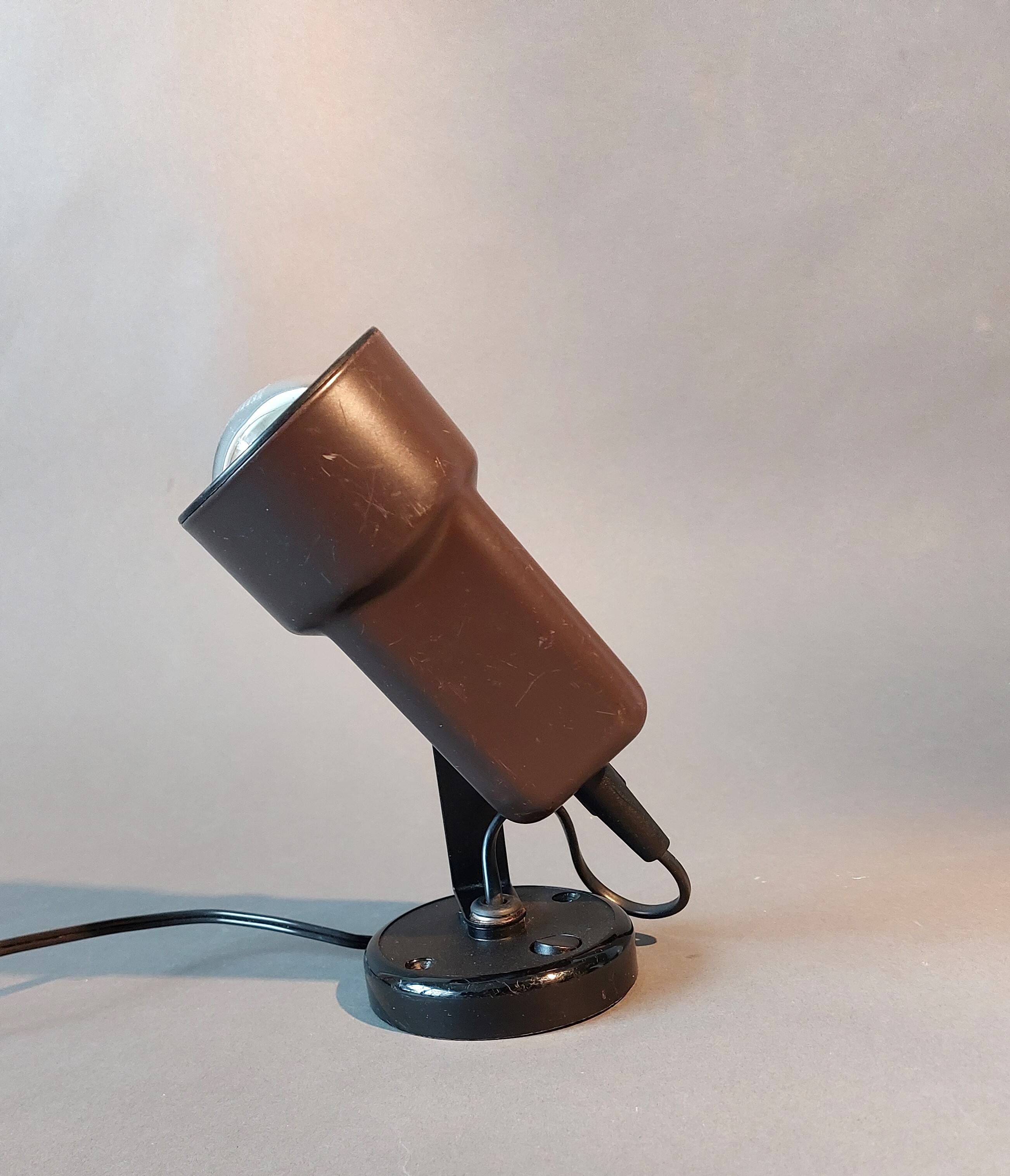 West Germany adjustable wall light in brown metal vintage 1960/1970.