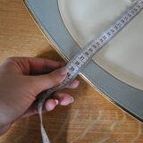 Faience dish from Salins - Orgeval model