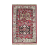 Tapis afghan Soumakh traditionnel en laine rouge Rug-122x183cm