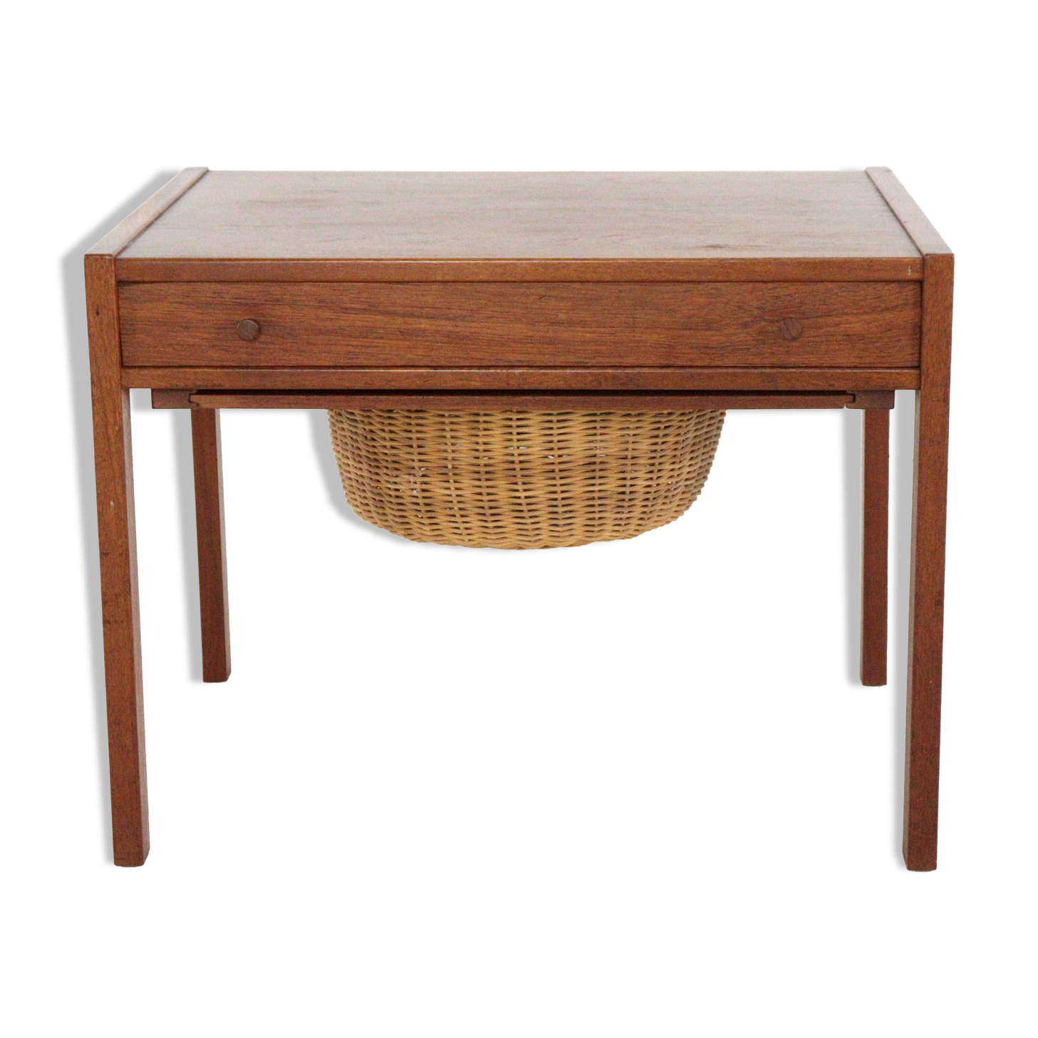 Danish sewing box / side table