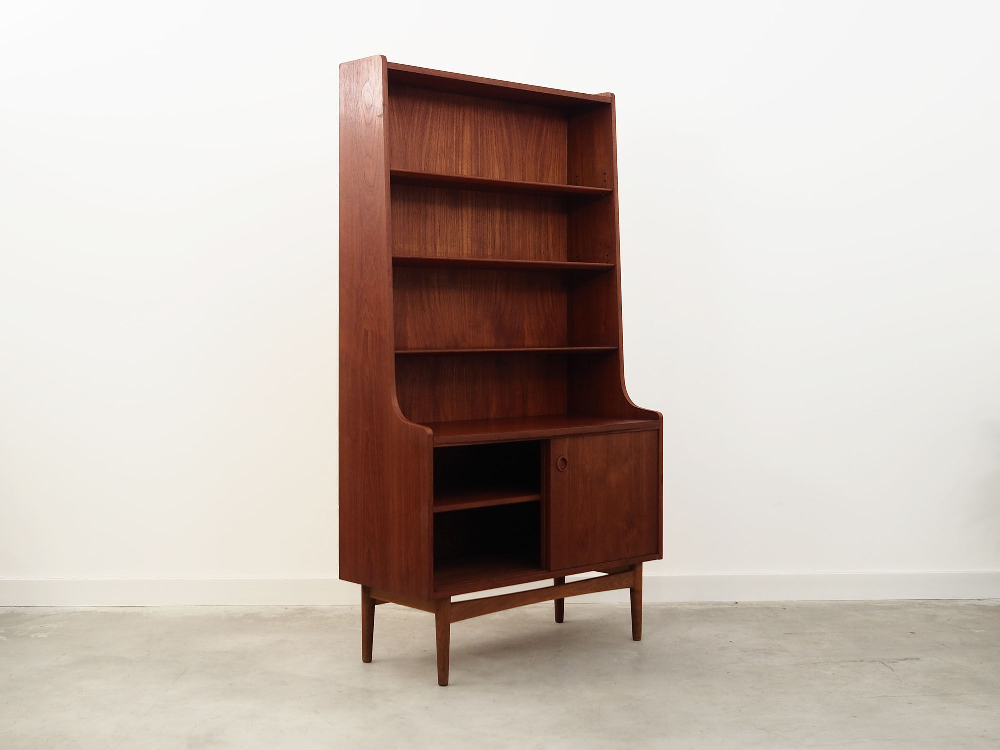 Teak bookcase, Danish design, 1960s, designer: Johannes Sorth