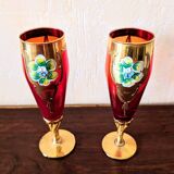 Murano champagne flutes