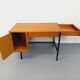 Bureau moderniste vintage Multitable par Jacques Hitier en bois de chêne