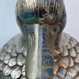 Italian ice bucket, brass duck by Mauro Manetti