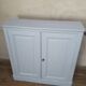 Petit buffet 2 portes XIX° peint sapin