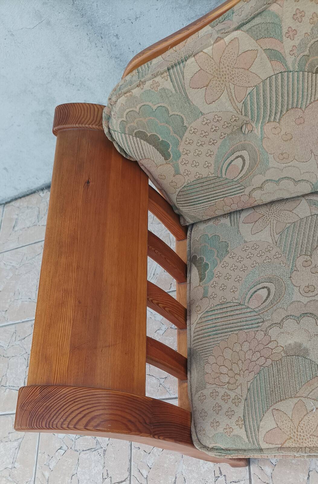 Vintage pine bench