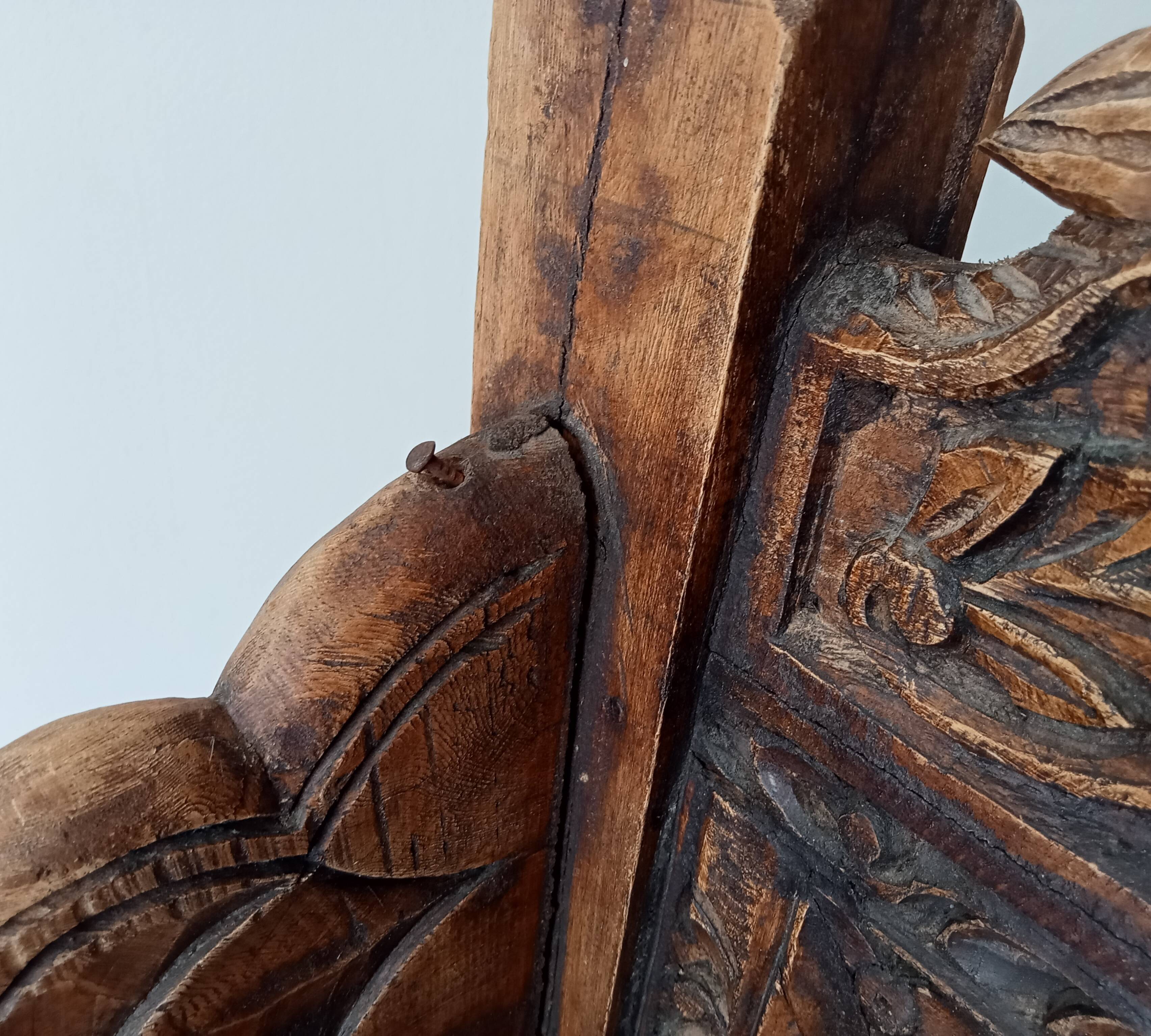 Fauteuil Ancien Pidha Rajasthan XIXeme en Palissandre