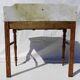 Meuble de toilette marbre