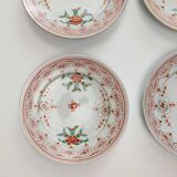 Lot de 4 assiettes anciennes en porcelaine Arita