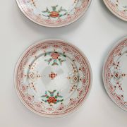 Set of 4 antique Arita porcelain plates