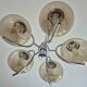 Chrome chandelier 1970