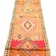 Vintage Moroccan Berber carpet hallway in wool – Unique piece – 90 × 390 cm