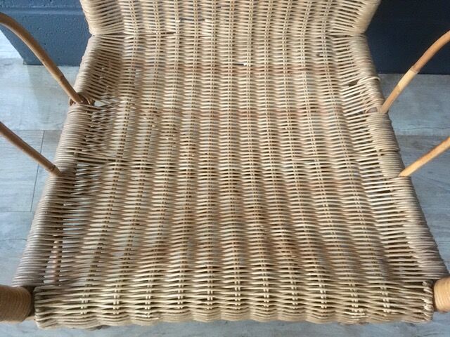 Rattan armchair