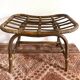 Vintage rattan stool 1970