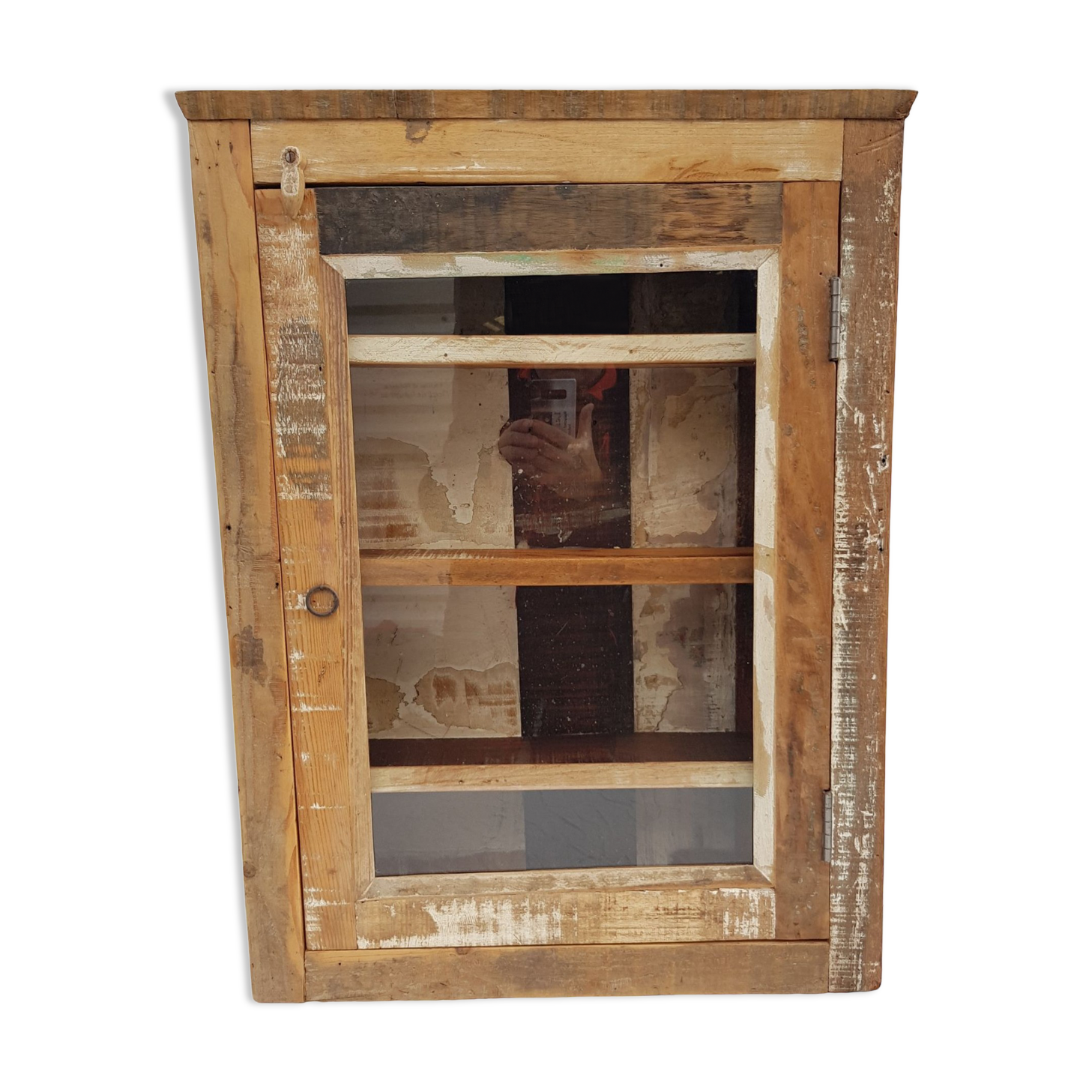 Vitrine en teck