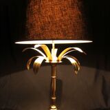 Hollywood Regency style bamboo lamp, 1960.