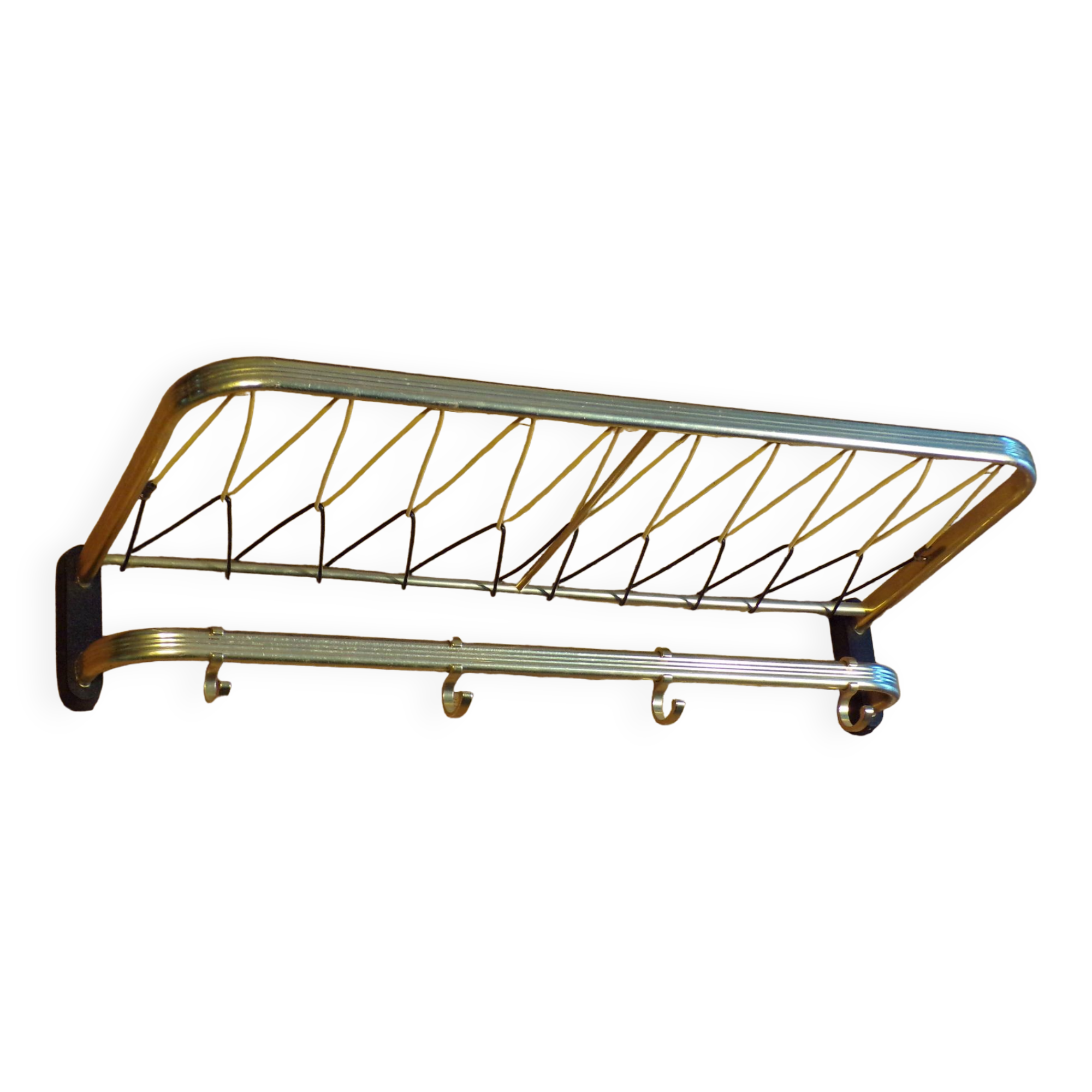 Train luggage rack style coat rack l=60cm