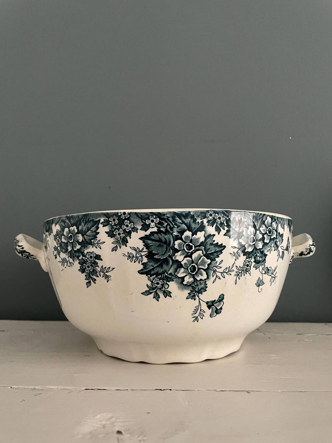 Tureen 1900 Terre de Fer “Marie-Louise” St Amand and Hamage