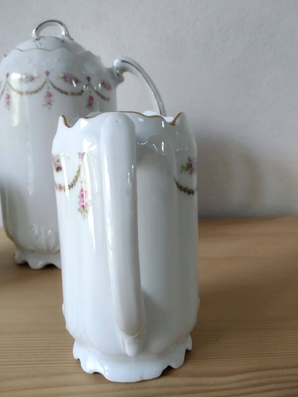 Service à café en Porcelaine de Limoges vers 1900