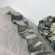 Brushed aluminum candle holder