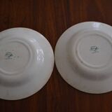 Ironstone plates, English pattern