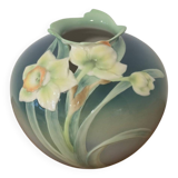 Antique vintage FRANZ art nouveau porcelain vase