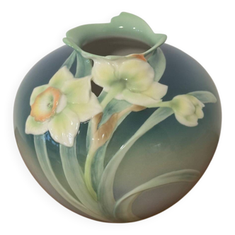Vase Art nouveau en porcelaine signé Franz