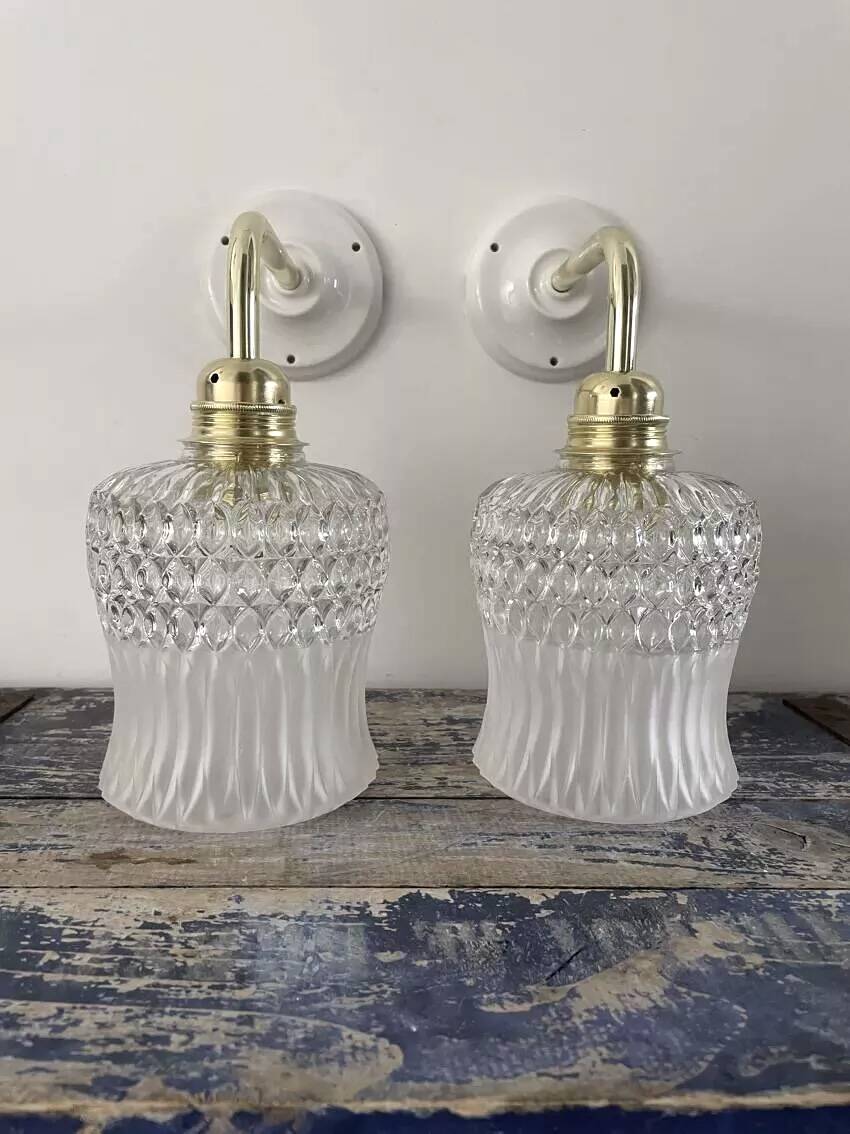 Pair of vintage wall lights