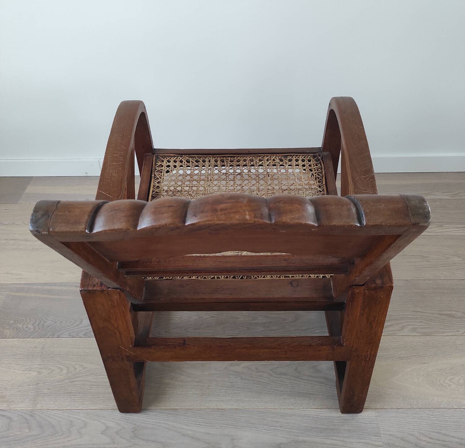 Burmese teak armchair
