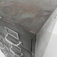 Industrial Steel Chest of Drawers with 20 Drawers