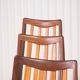 Série de 6 chaises scandinaves vintage
