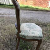 4 chairs Louis XV Walnut