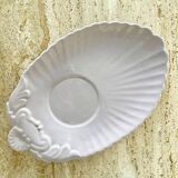 Quimper mauve earthenware dish