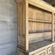 Old office furniture, raw oak wood.