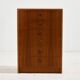 MK10127 Teak dresser with six drawers