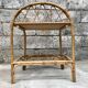Chevet en rotin osier bambou 1950