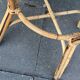 Rattan side table