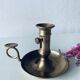 Antique brass candle holder