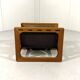 Salin Møbler teak & leather magazine holder Denmark 1960’s