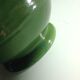 Pitcher ball in glazed green ceramic vintage 60s-70s