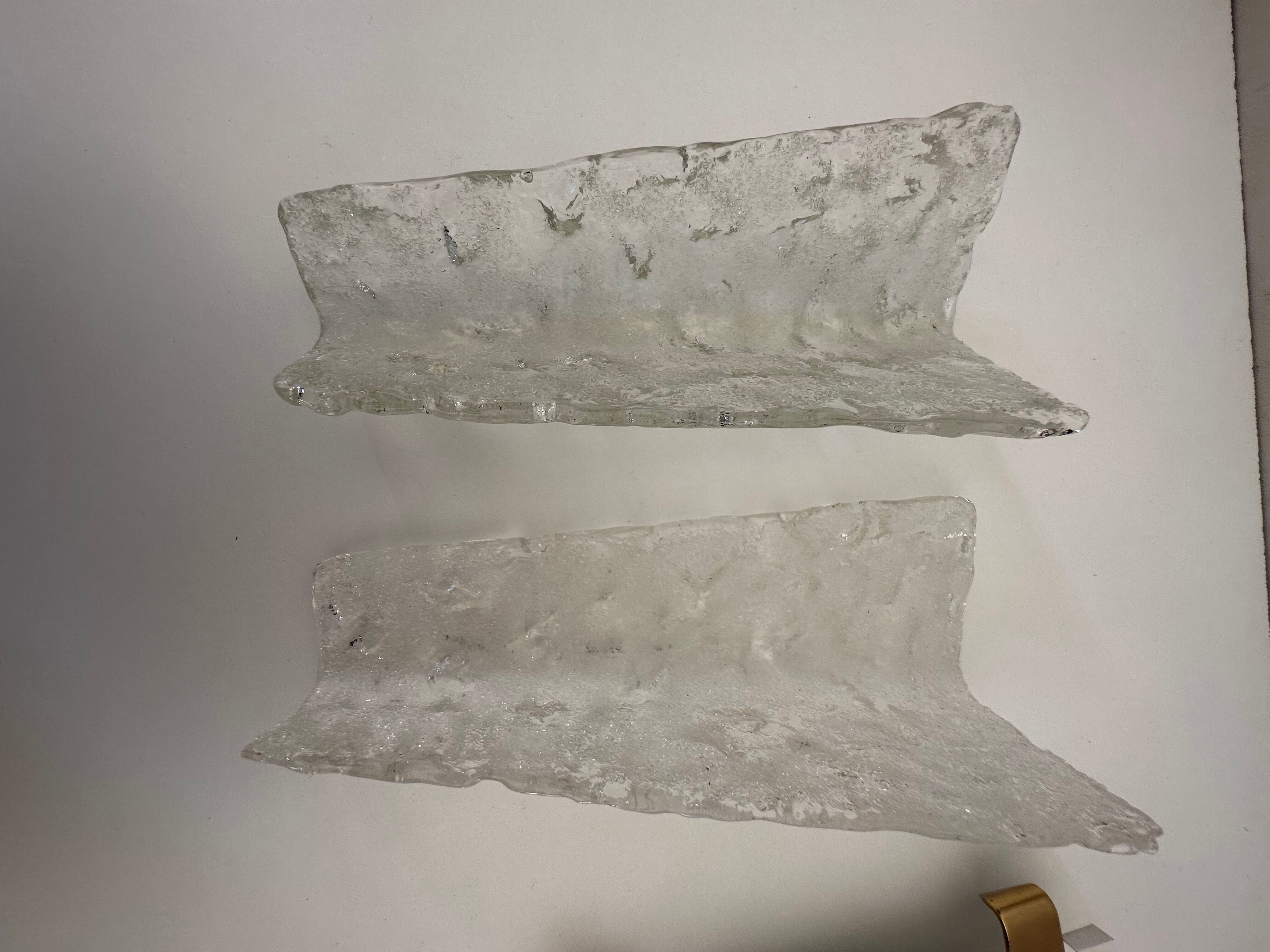 Pair wall lamps jt kalmar vintage design 70s