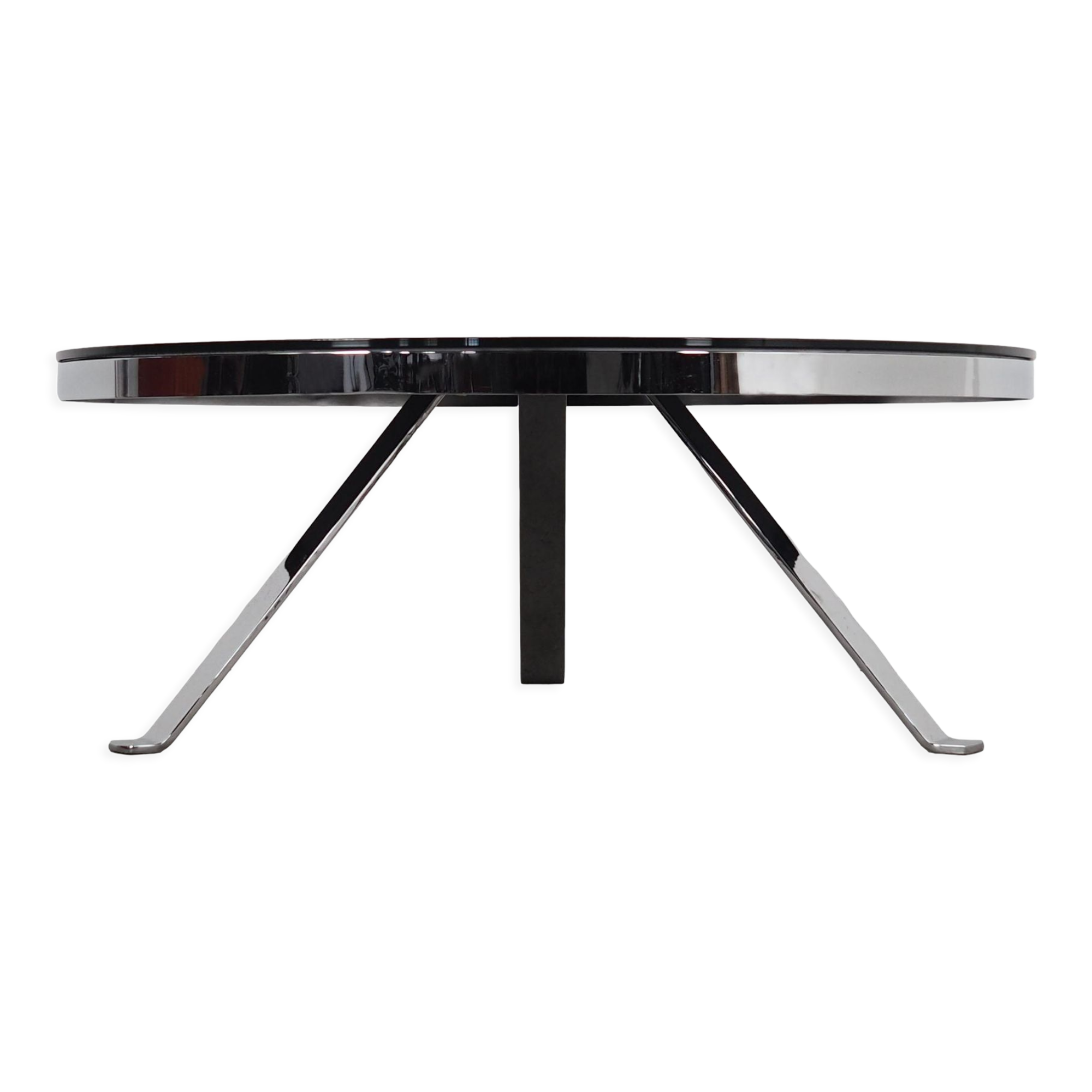 Round coffee table, Danish design, 1970s, made in Denmark